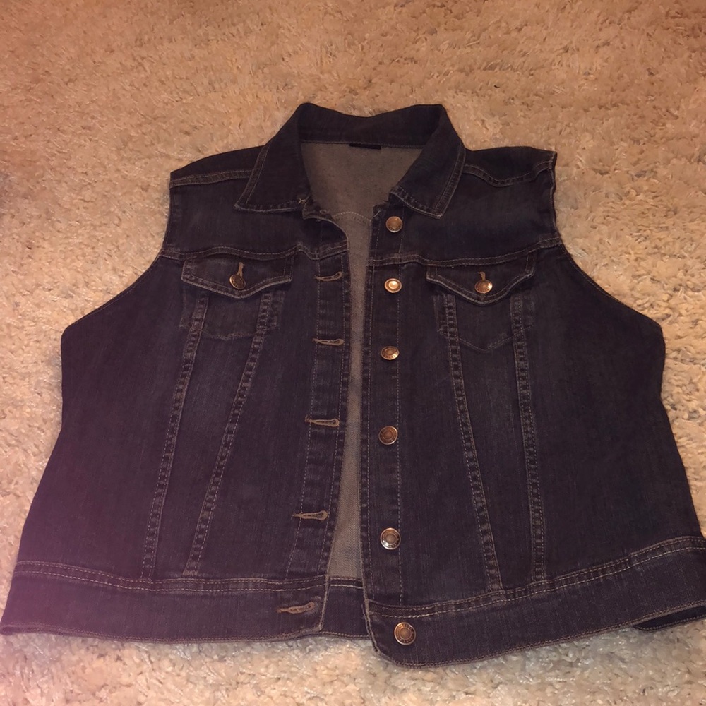 Faded glory jean vest!
